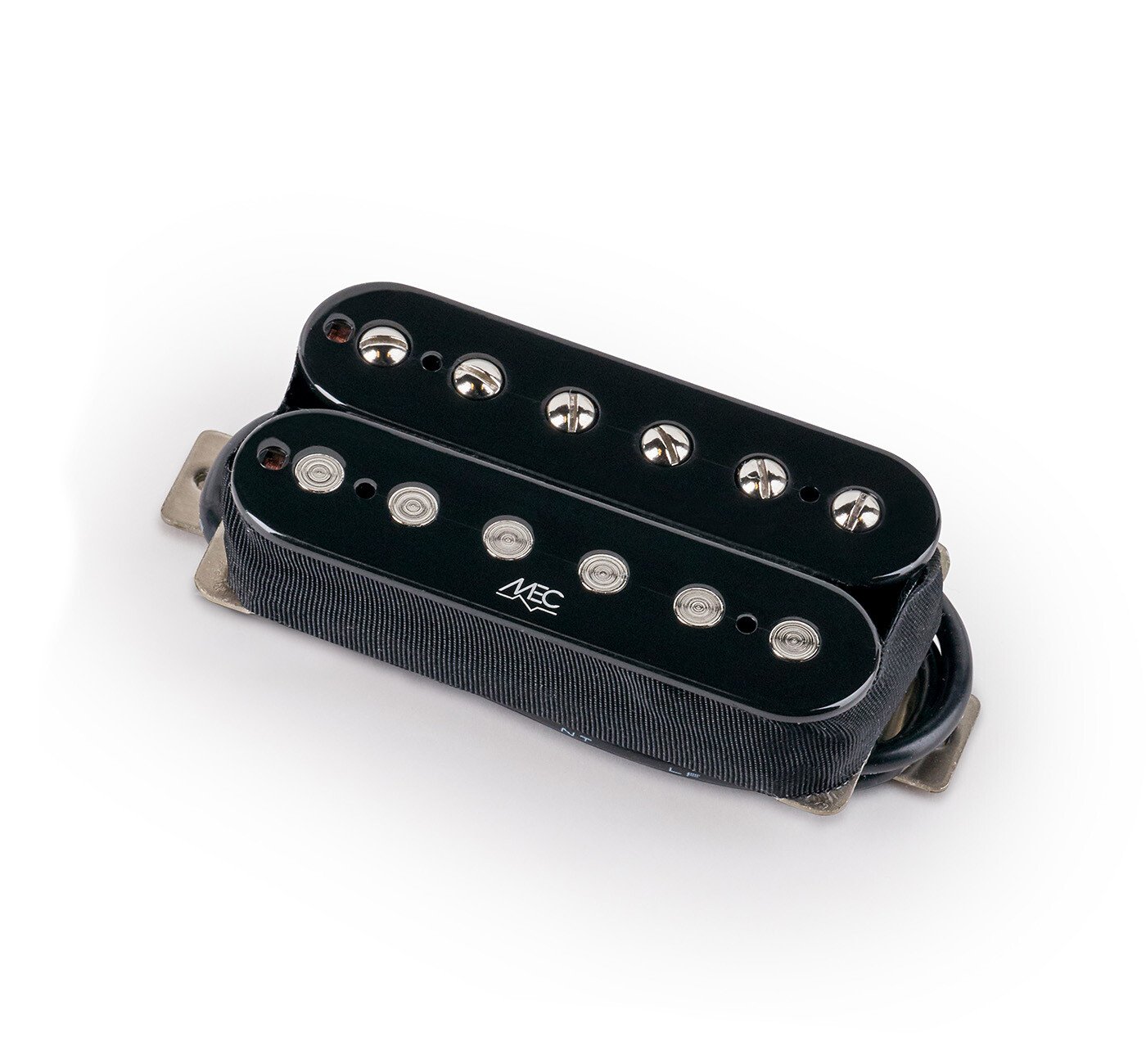 Vintage Humbucker Guitar Pickup Open Bobbin Neck - Black